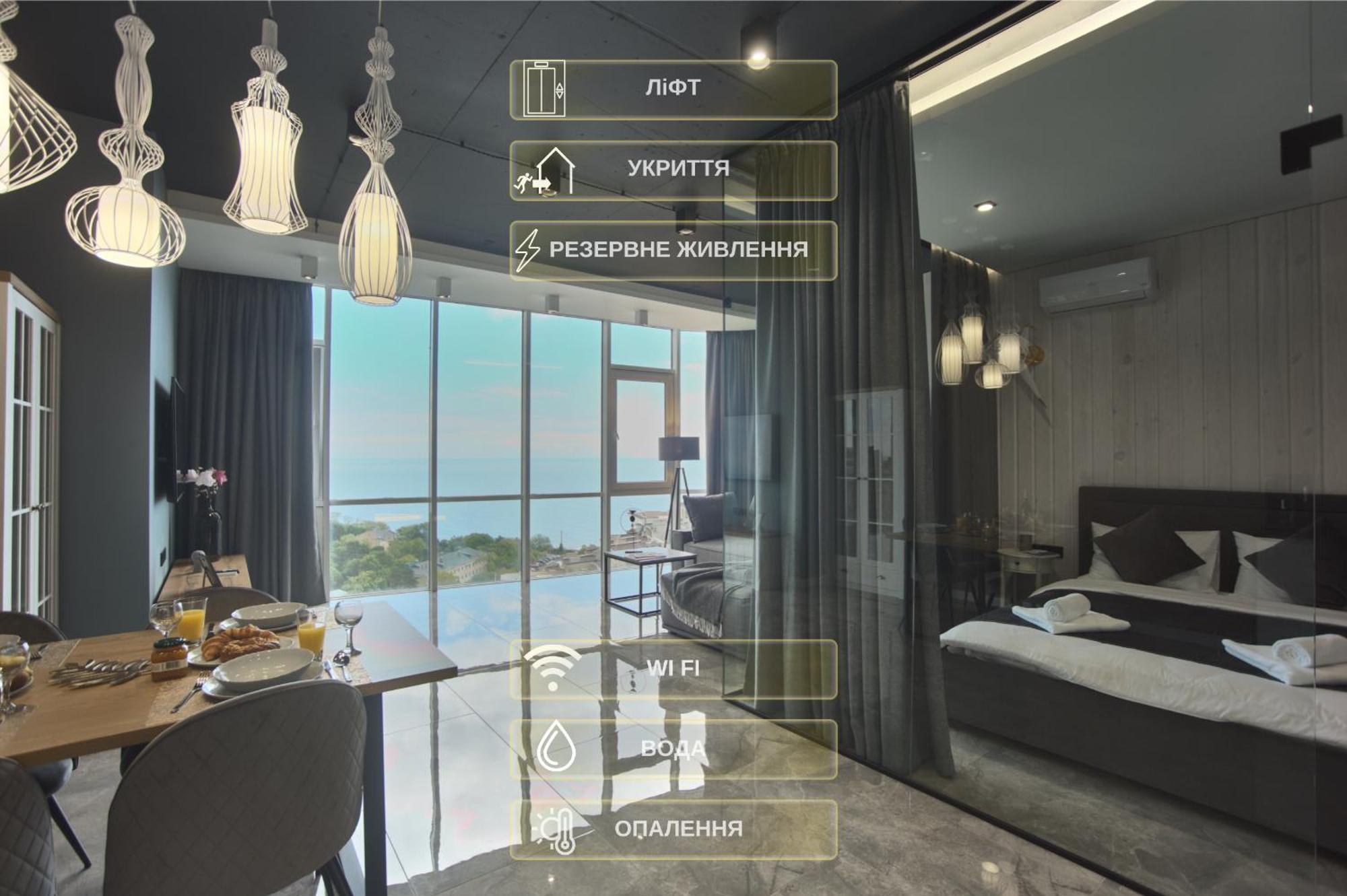 Gagarin Plaza Luxury Sea View Apartments Odesa Exterior photo